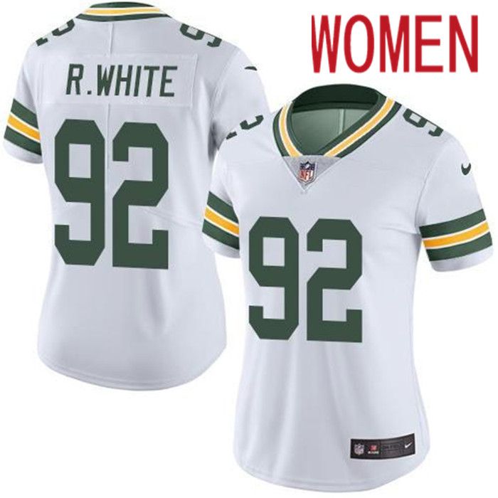Women Green Bay Packers #92 Reggie White Nike Green Game NFL Jersey